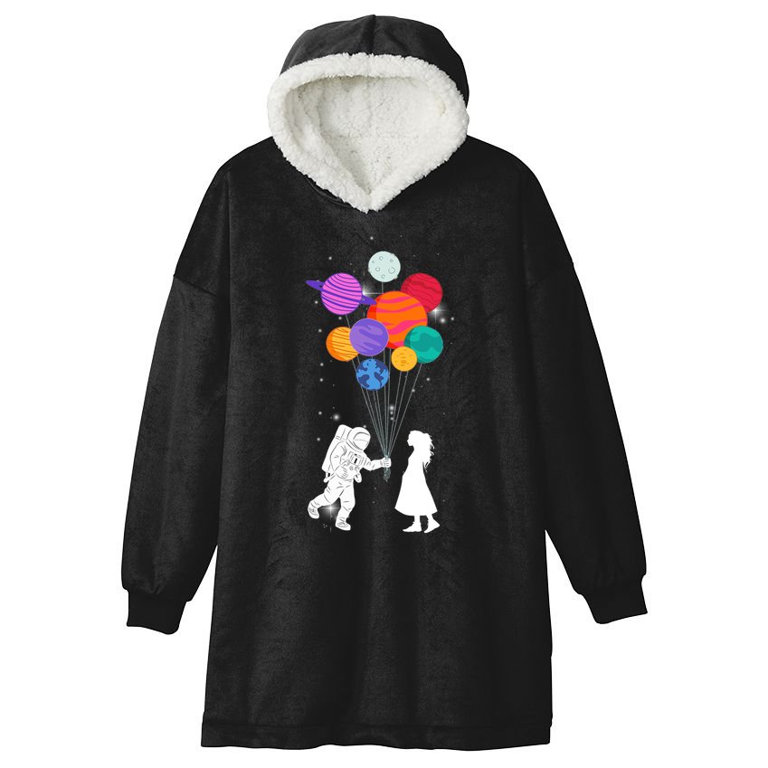 You Are My Universe Cute Space Hooded Wearable Blanket