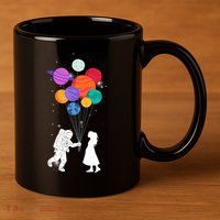 You Are My Universe Cute Space 11oz C Handle Ceramic Mug