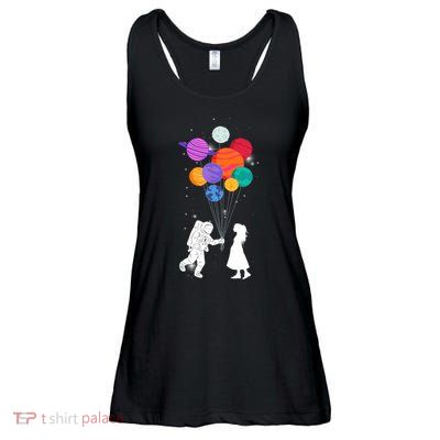 You Are My Universe Cute Space Ladies Essential Flowy Tank
