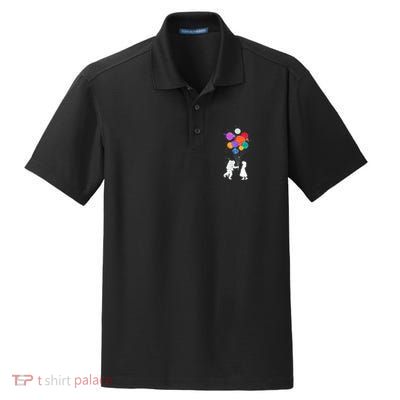 You Are My Universe Cute Space Dry Zone Grid Polo