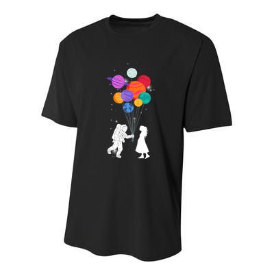 You Are My Universe Cute Space Youth Performance Sprint T-Shirt