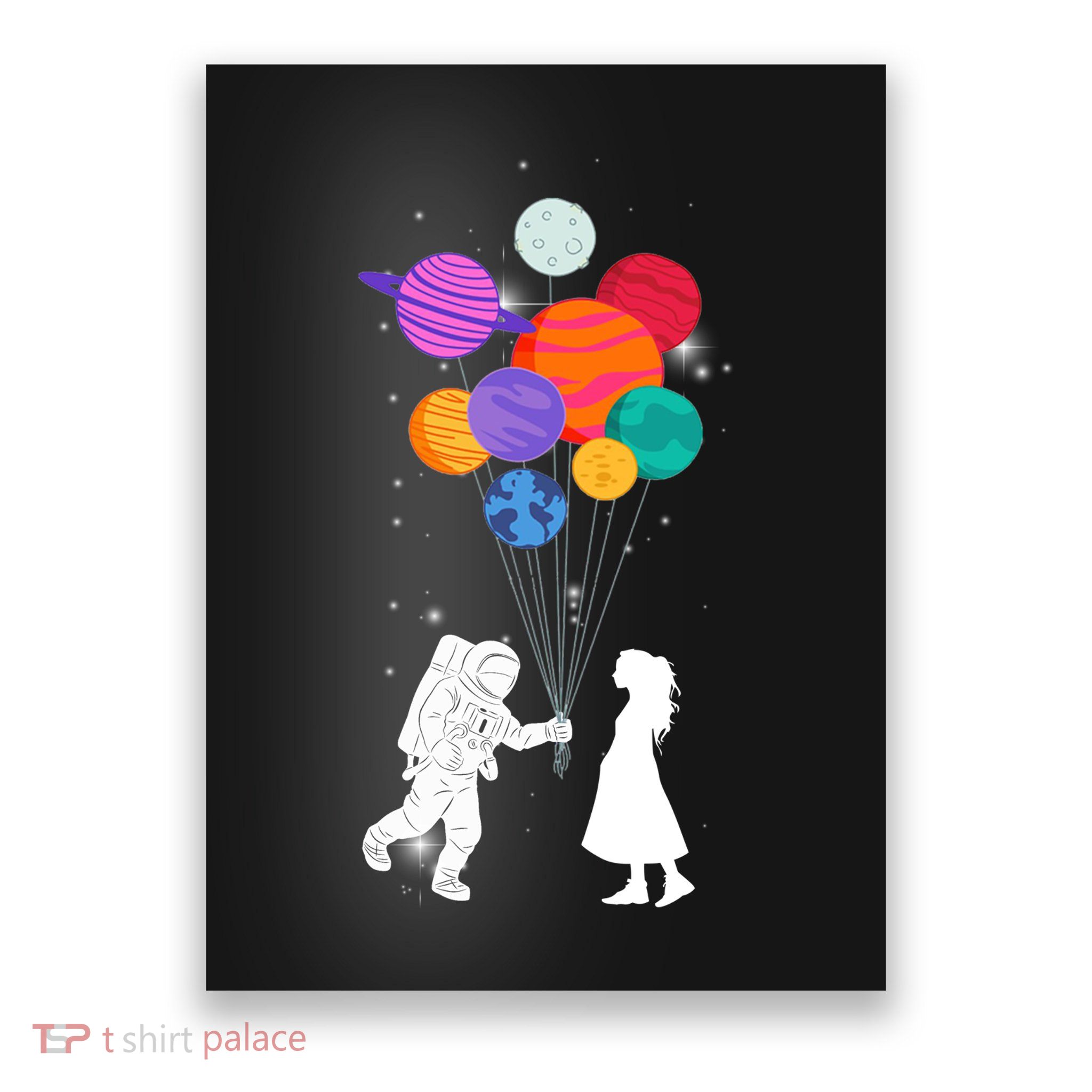 You Are My Universe Cute Space Poster
