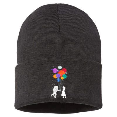 You Are My Universe Cute Space Sustainable Knit Beanie