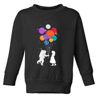 You Are My Universe Cute Space Toddler Sweatshirt