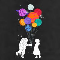You Are My Universe Cute Space Golf Towel