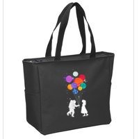 You Are My Universe Cute Space Zip Tote Bag