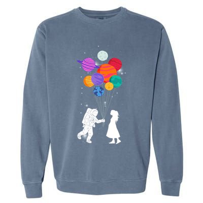 You Are My Universe Cute Space Garment-Dyed Sweatshirt
