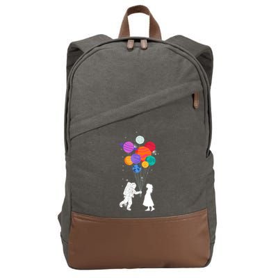 You Are My Universe Cute Space Cotton Canvas Backpack