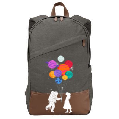 You Are My Universe Cute Space Cotton Canvas Backpack