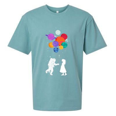 You Are My Universe Cute Space Sueded Cloud Jersey T-Shirt