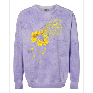 You Are My Sunshine Horse Sunflower Funny Horses Lover Colorblast Crewneck Sweatshirt