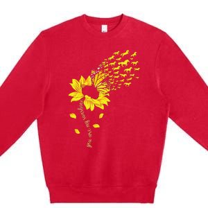 You Are My Sunshine Horse Sunflower Funny Horses Lover Premium Crewneck Sweatshirt