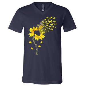 You Are My Sunshine Horse Sunflower Funny Horses Lover V-Neck T-Shirt