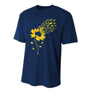 You Are My Sunshine Horse Sunflower Funny Horses Lover Performance Sprint T-Shirt