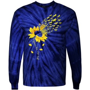 You Are My Sunshine Horse Sunflower Funny Horses Lover Tie-Dye Long Sleeve Shirt