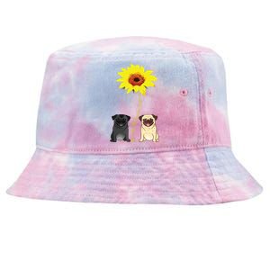 You Are My Sunshine Sunflower Pug Gift Tie-Dyed Bucket Hat