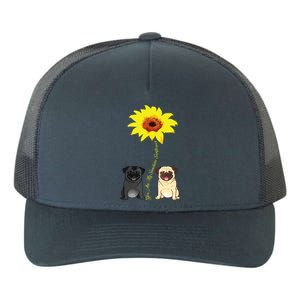 You Are My Sunshine Sunflower Pug Gift Yupoong Adult 5-Panel Trucker Hat