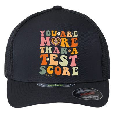 You Are More Than A Test Score Teacher Testing Test Day Flexfit Unipanel Trucker Cap