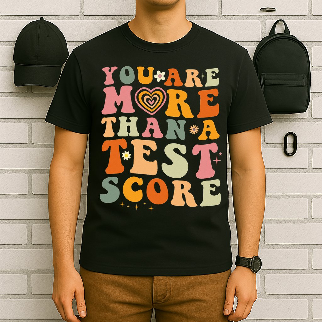 You Are More Than A Test Score Teacher Testing Test Day T-Shirt