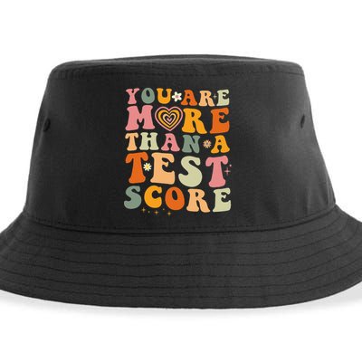 You Are More Than A Test Score Teacher Testing Test Day Sustainable Bucket Hat