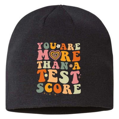 You Are More Than A Test Score Teacher Testing Test Day Sustainable Beanie