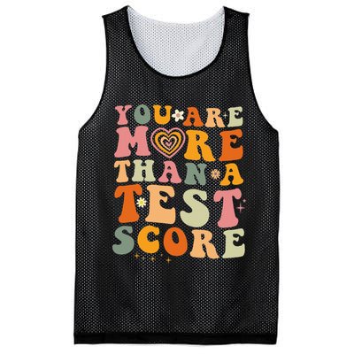 You Are More Than A Test Score Teacher Testing Test Day Mesh Reversible Basketball Jersey Tank