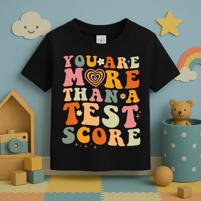 You Are More Than A Test Score Teacher Testing Test Day Toddler T-Shirt