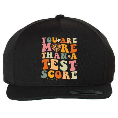 You Are More Than A Test Score Teacher Testing Test Day Wool Snapback Cap