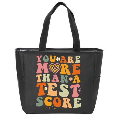 You Are More Than A Test Score Teacher Testing Test Day Zip Tote Bag