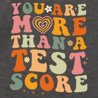 You Are More Than A Test Score Teacher Testing Test Day Vector Backpack