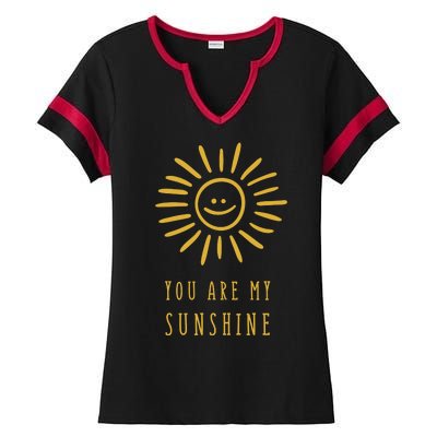 You Are My Sunshine Ladies Halftime Notch Neck Tee