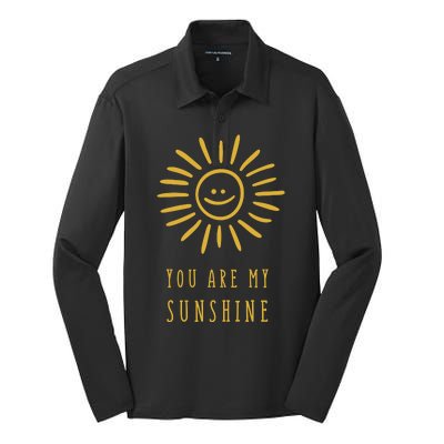 You Are My Sunshine Silk Touch Performance Long Sleeve Polo