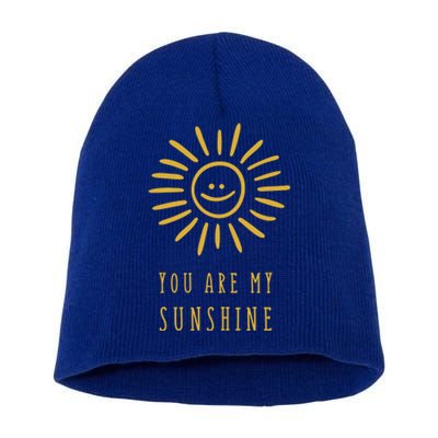 You Are My Sunshine Short Acrylic Beanie