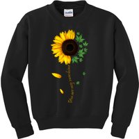 You Are My Sunshine Weed Sunflower Women Marijuana 420 Smoker Kids Sweatshirt