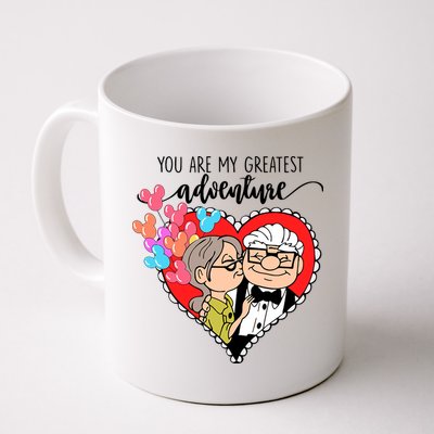You Are My Greatest Adventure His Carl Her Ellie Happy Valentine's Day Mug
