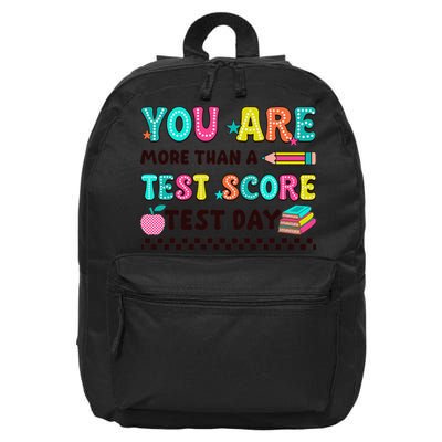 You Are More Than A Test Score Testing Day Women 16 in Basic Backpack