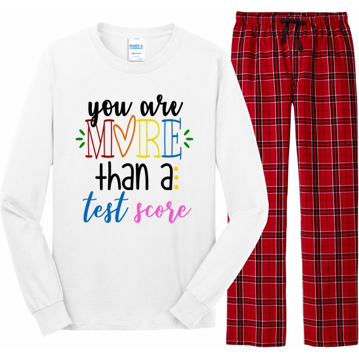 You Are More Than A Test Score Long Sleeve Pajama Set