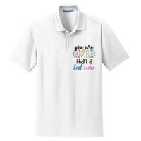 You Are More Than A Test Score Dry Zone Grid Polo