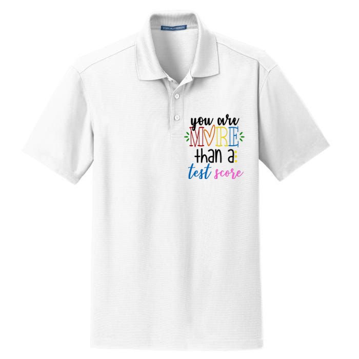 You Are More Than A Test Score Dry Zone Grid Polo