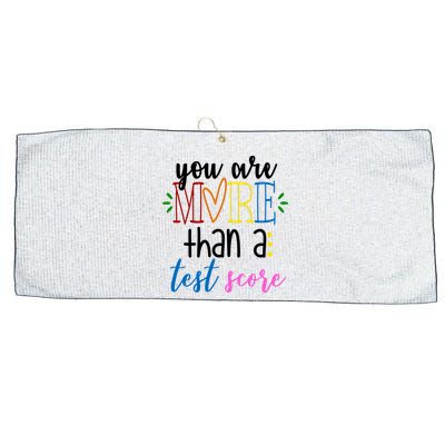 You Are More Than A Test Score Large Microfiber Waffle Golf Towel