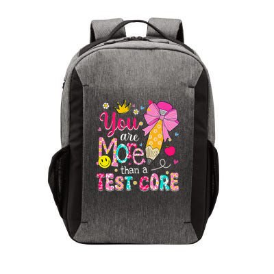 You Are More Than A Test Score Test Day Pencil Coquette Bow Vector Backpack