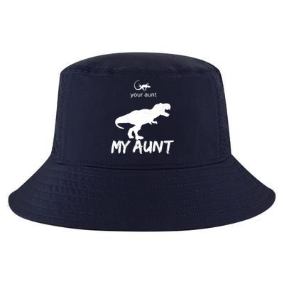 Your Aunt My Aunt Funny Lizard Cute Auntie Dinosaur Family Cool Comfort Performance Bucket Hat