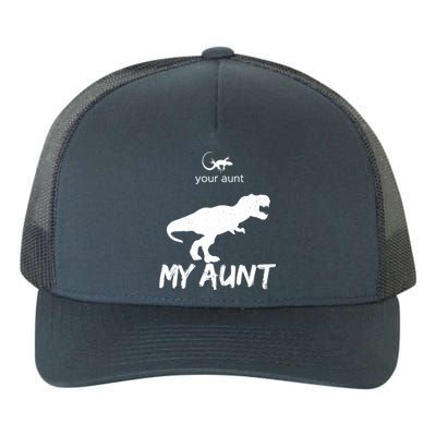 Your Aunt My Aunt Funny Lizard Cute Auntie Dinosaur Family Yupoong Adult 5-Panel Trucker Hat