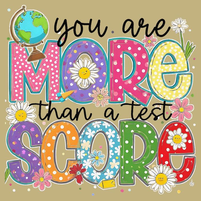 You Are More Than A Test Score Test Day Star Testing Team Button