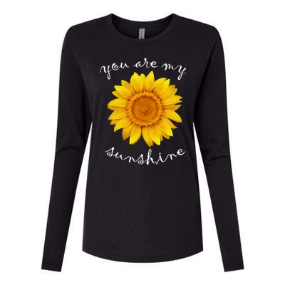 You Are My Sunshine Sunflower Womens Cotton Relaxed Long Sleeve T-Shirt