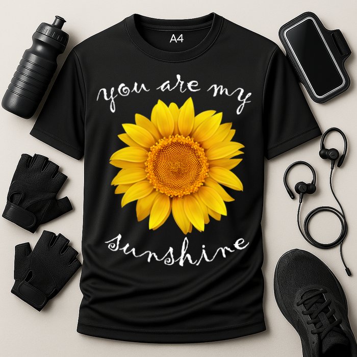 You Are My Sunshine Sunflower Performance Shirt