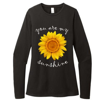 You Are My Sunshine Sunflower Womens CVC Long Sleeve Shirt