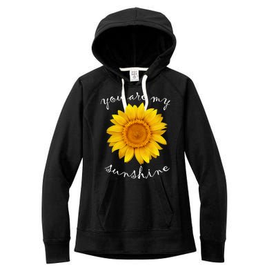 You Are My Sunshine Sunflower Women's Fleece Hoodie