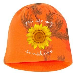 You Are My Sunshine Sunflower Kati - Camo Knit Beanie