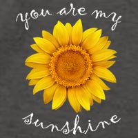 You Are My Sunshine Sunflower Vector Backpack